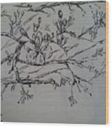 The  Chinese New Year Flowers Wood Print