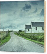 The Church In The Highlands Wood Print