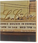 The Famous Le Colisee Cinema In Beirut Wood Print