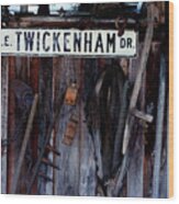 The Farm Shed Wood Print