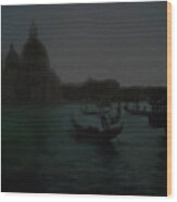 The Grand Canal Scene Wood Print