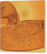 The Legend Of The Golden Duck Wood Print