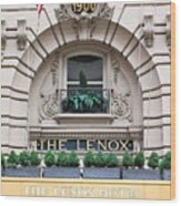 The Lenox Hotel - Boston Ma Wood Print