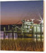 The Low Country Way - Folly Beach Sc Wood Print