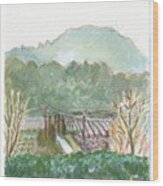 The Luberon Valley Wood Print