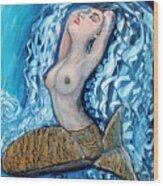 The Mermaid Wood Print