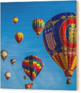 Thundercloud - The Missouri Hot Air Balloon #1 Wood Print