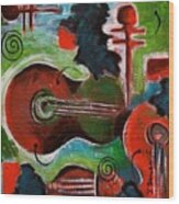 The Music Of Poetry Wood Print