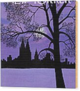 The New Yorker Cover - January 22nd, 1972 Wood Print