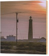 The Old Lighthouse, Dungeness Beach Wood Print