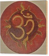The Omnipotent Om Wood Print