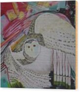 The Owl Wood Print