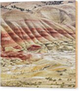 The Painted Hills Of John Day Fossil Beds Wood Print