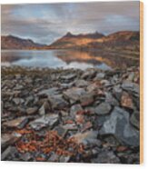 The Pap Of Glencoe, Loch Leven, Panorama Wood Print