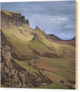 The Quiraing Wood Print