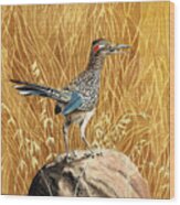 The Roadrunner Wood Print