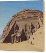 The Rock Temple Of Abusimbel Wood Print
