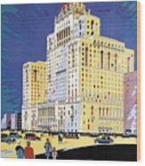 The Royal York Hotel, Toronto, Canada - Canadian Pacific - Retro Travel Poster - Vintage Poster Wood Print