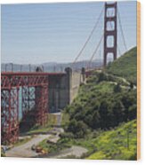 The San Francisco Golden Gate Bridge Dsc6139long Wood Print