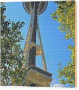 The Space Needle Wood Print