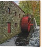 The Sudbury Grist Mill Wood Print