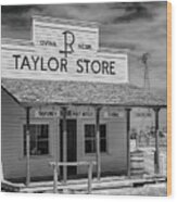 The Taylor Ranch Store Wood Print