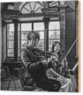 The Violinists Wood Print