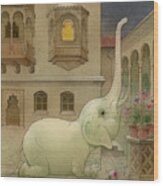 The White Elephant 09 Wood Print