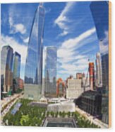 The World Trade Center Complex Wood Print