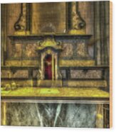 The Yellow Light Church 3 - La Chiesa Della Luce Gialla 3 Wood Print