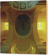 The Yellow Light Church 4 - La Chiesa Della Luce Gialla 4 Wood Print