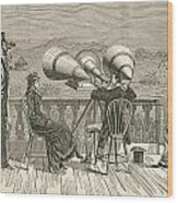 Thomas Edison S Megaphone, Using Three Wood Print