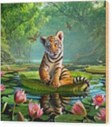 Tiger Lily 1 Wood Print