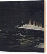 Titanic Wood Print