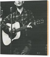 Tom Paxton Wood Print