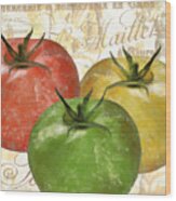 Tomatoes Tomates Wood Print