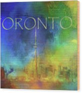 Toronto - Cityscape Wood Print