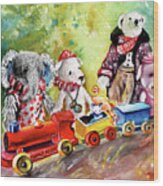 Toy Circus In Whitby Wood Print