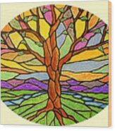 Tree Of Grace 2 Wood Print