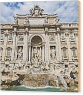 Trevi Fountain  Rome, Italy Wood Print