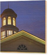 Trible Library Dome Wood Print