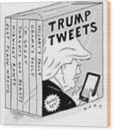 Trump Tweets Boxed Set Wood Print