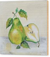 Tutti Fruiti Pears 2 Wood Print