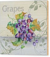 Tutti Fruiti Grapes Wood Print