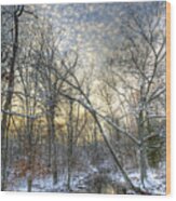 Twilight At Deep Creek Wood Print