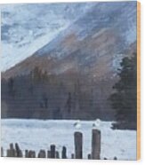 Ullswater In Winter Wood Print