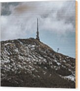 Ulriken Radio Tower Bergen Norway Wood Print