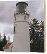 Umpqua River Lighthouse Wood Print