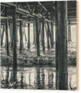 Under The Pier 5 Wood Print