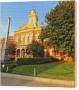 Union County Court House 10 Wood Print